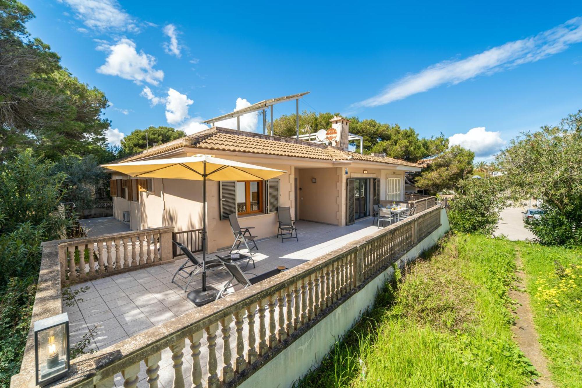Villa Can Canta Natura Park House At Platja De Muro Beach Eksteriør bilde