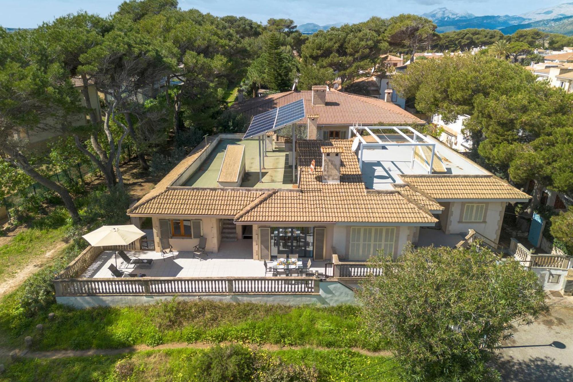 Villa Can Canta Natura Park House At Platja De Muro Beach Eksteriør bilde