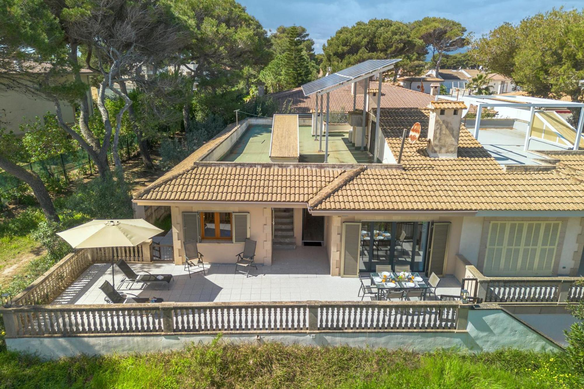 Villa Can Canta Natura Park House At Platja De Muro Beach Eksteriør bilde