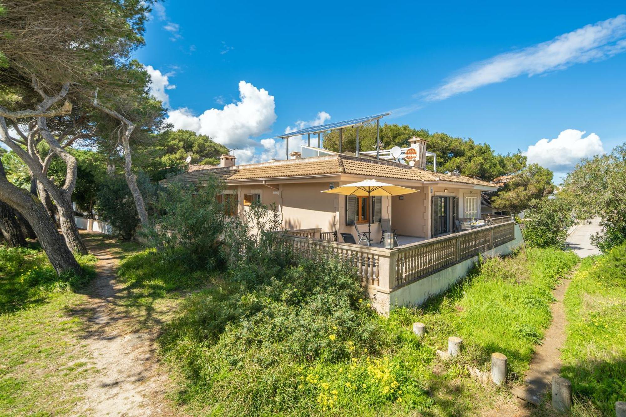 Villa Can Canta Natura Park House At Platja De Muro Beach Eksteriør bilde